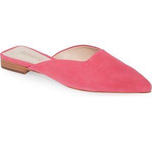 SCHUTZ - 8.5 Morguetti Mule In Vibrant Pink Suede
